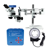 professional 7 45xtrinocular stereo microscope and camera usb stereoscopic microscope training academic stereoscopic microscope