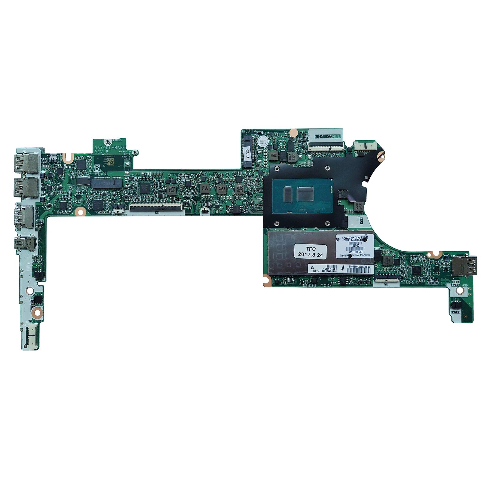 Для hp призрак X360 13-4000 13-4172NA Материнская плата ноутбука i7-6500U 16GB 861993-601 861993001 тестирование в целости