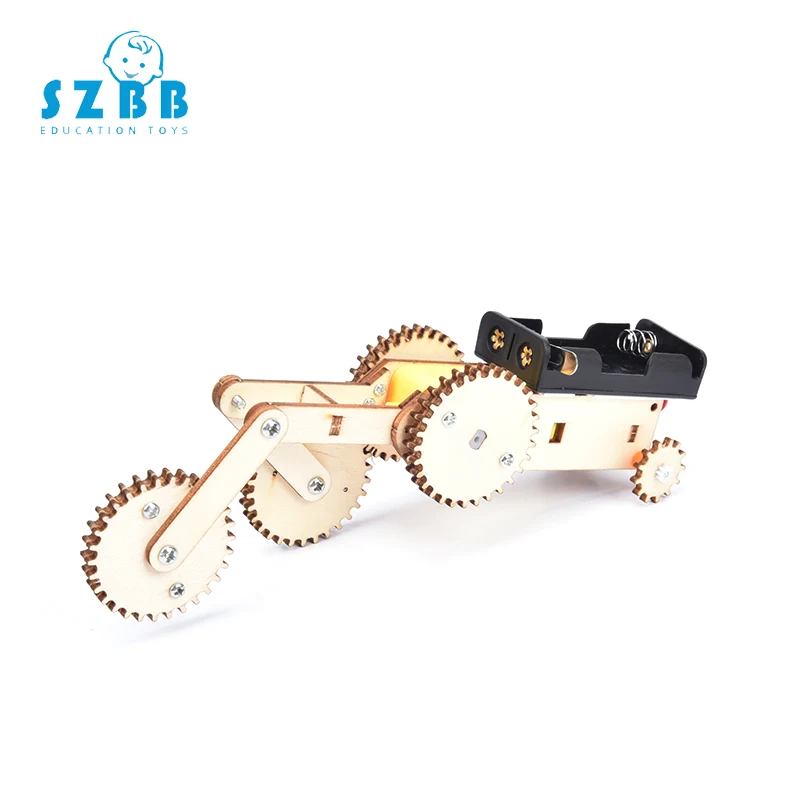 SZ паровые игрушки электрические шестерни автомобиль Дети DIY научный проект