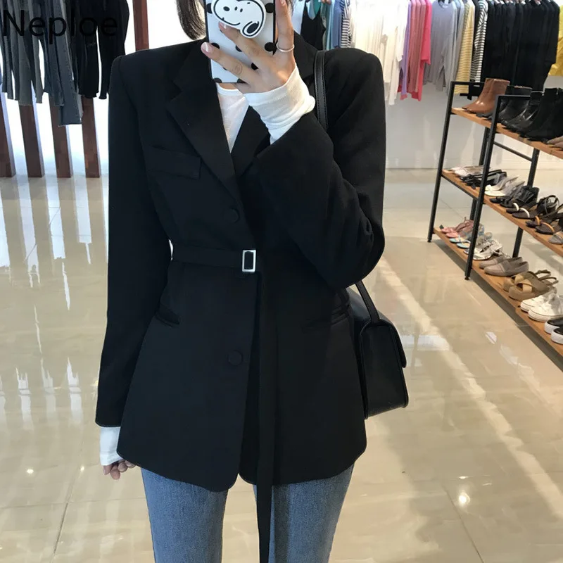 Neploe Корейский Новый Свободный Тонкий элегантный Блейзер Mujer офисный стиль тонкая