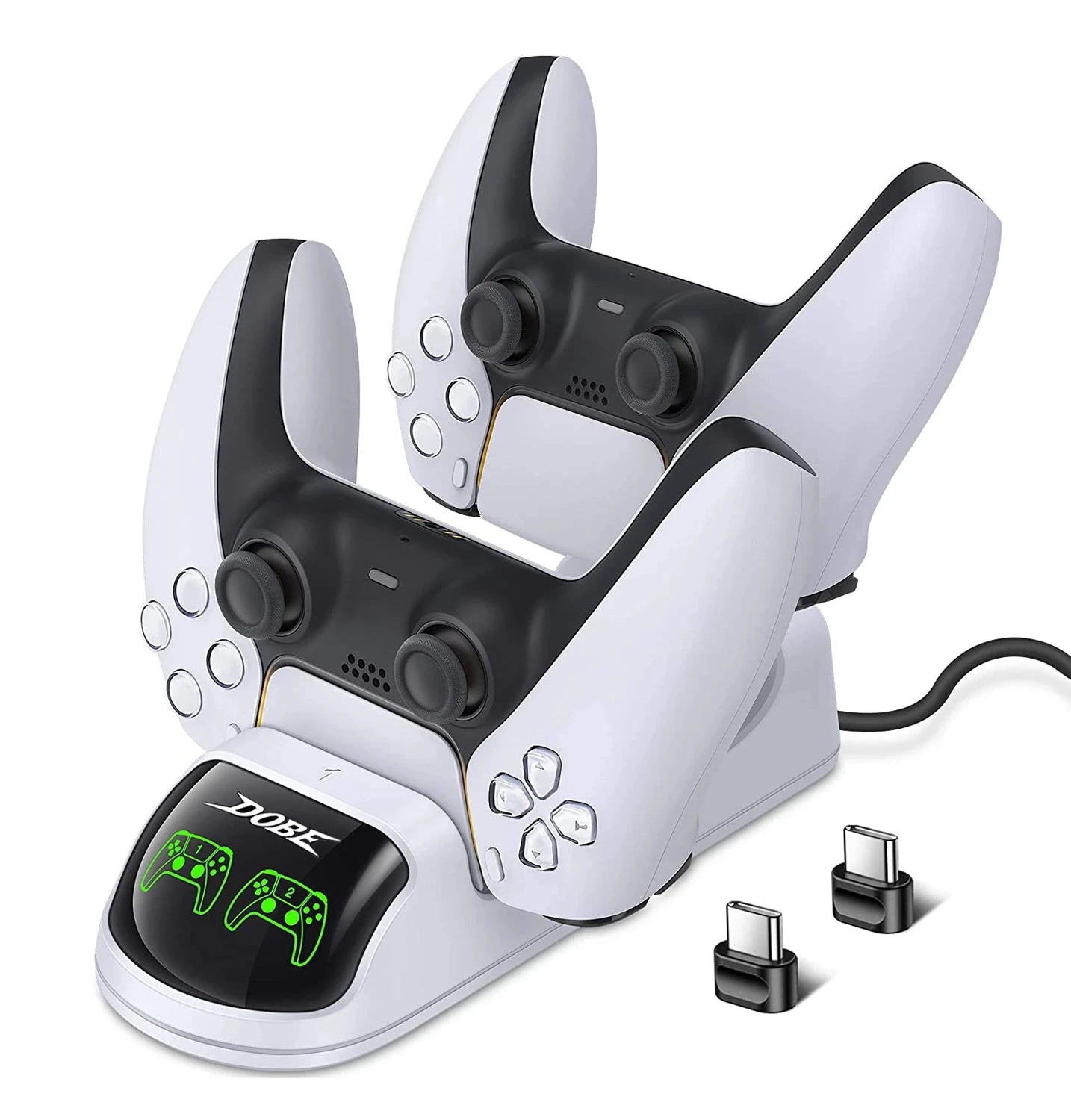 

2020 PS5 Controller Joypad Joystick Handle USB Charger Dual USB Fast Charging Dock Station for Playstation 5