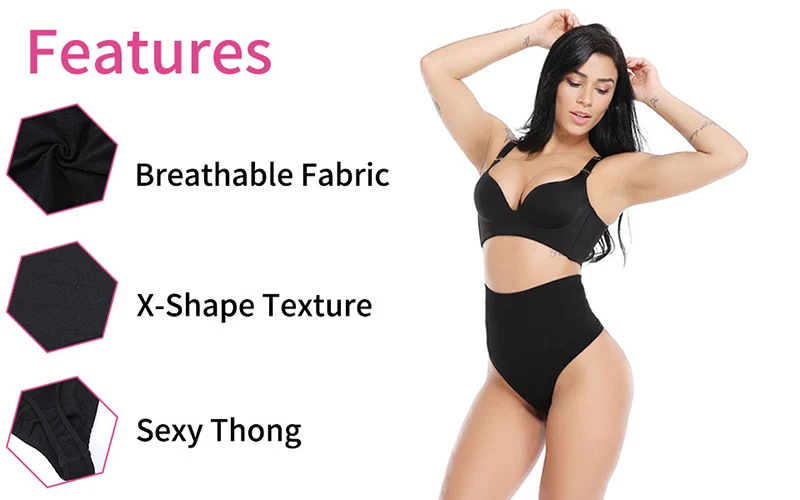 Прикладом Для женщин Body Shaper Высокая Талия животик Управление трусы для похудения талии тренер Корректирующее белье Батт Enhancer Трусы бедра колодки