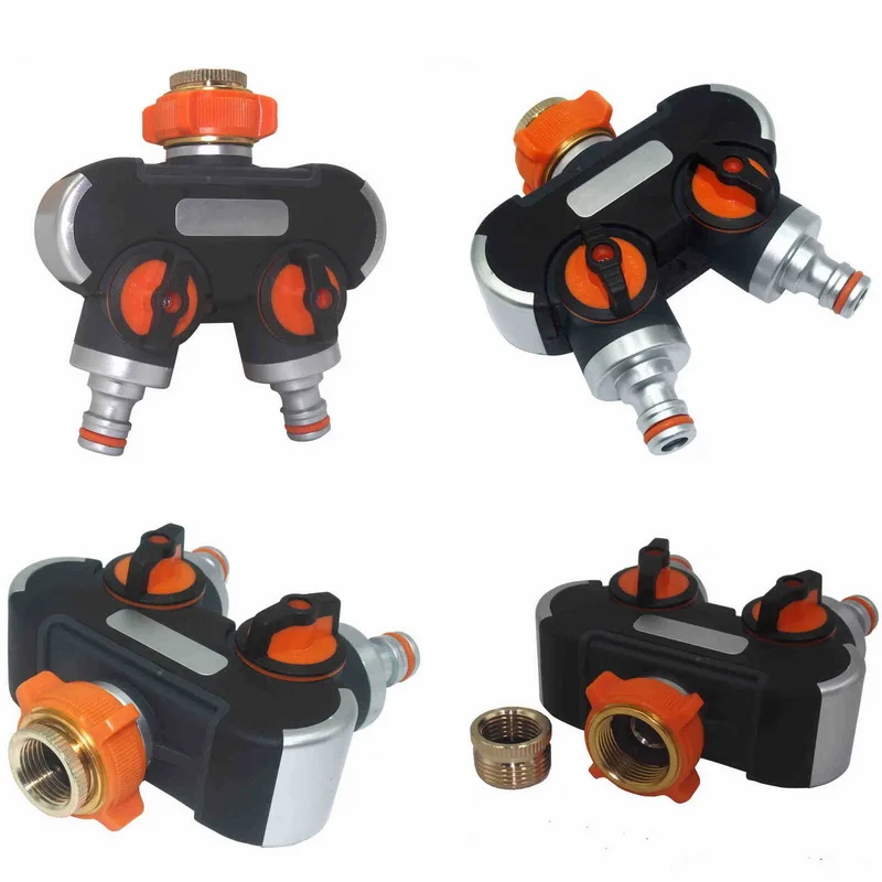 2-полосный разветвитель для садового шланга прочный соединитель