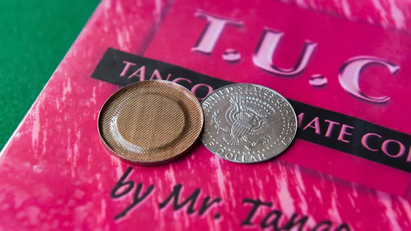 T.U.C Tango Ultimate Coin (размер половины доллара) трюк монета магические трюки крупный