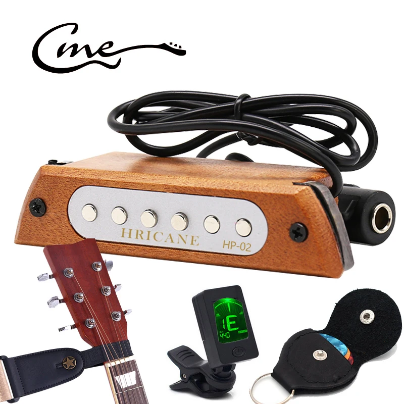 gitarre sound pickups bass magnetische gitarre pickup piezo vibration für akustischefolkelektrische band zubehör gitarre teile free global