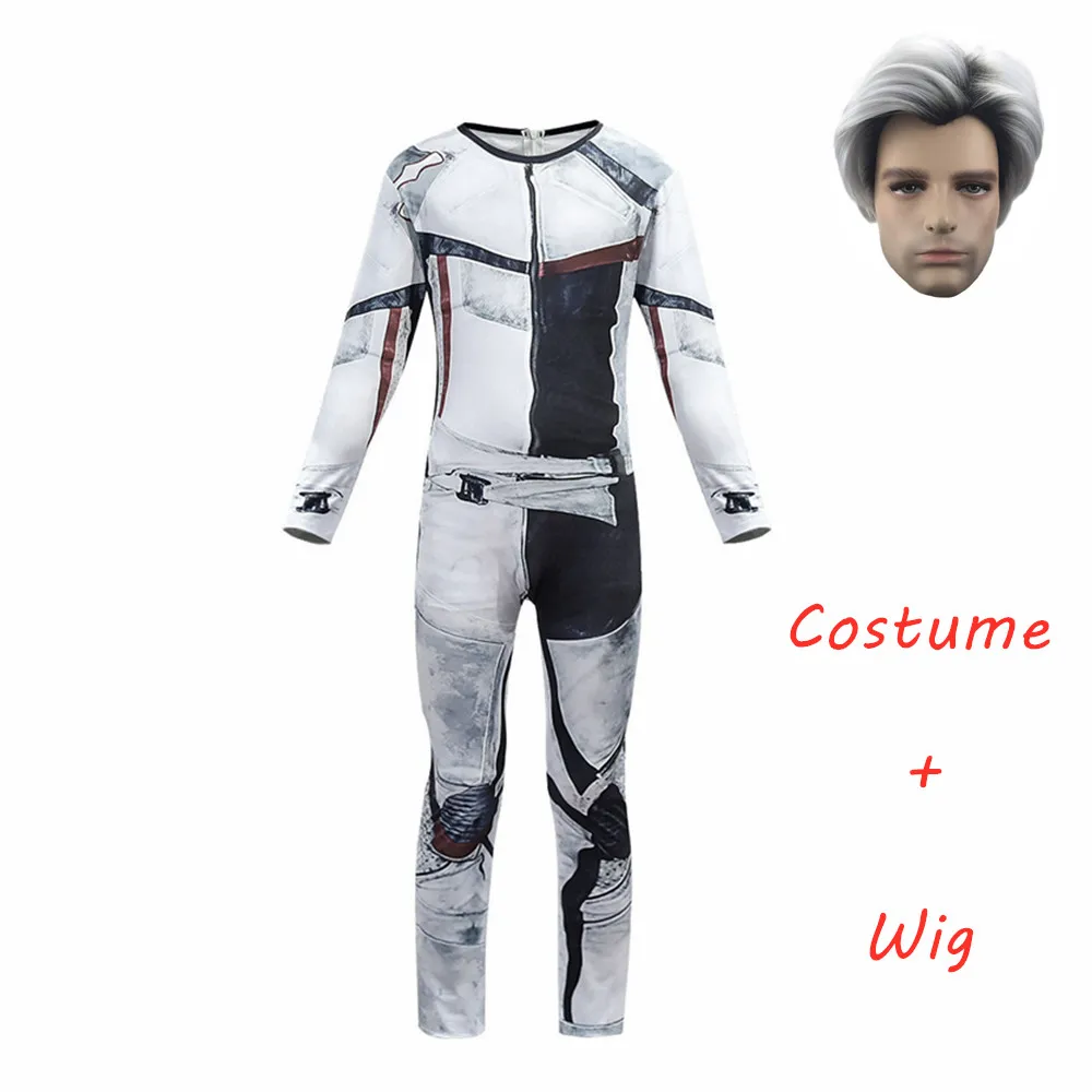 857 and wig Для детей/wo Для мужчин костюм для Хэллоуина для Для мужчин для взрослых для косплея героев фильма «наследники» 3 Эви Mal Одри Jay Carlos костюмы смешные вечерние 3DJumpsuits - Цвет: 857 and wig