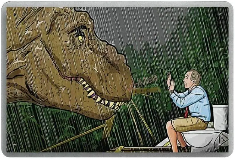 

Dinosaur T-Rex Retro Metal Tin Sign Plaque Poster Wall Decor Art Shabby Chic Gift