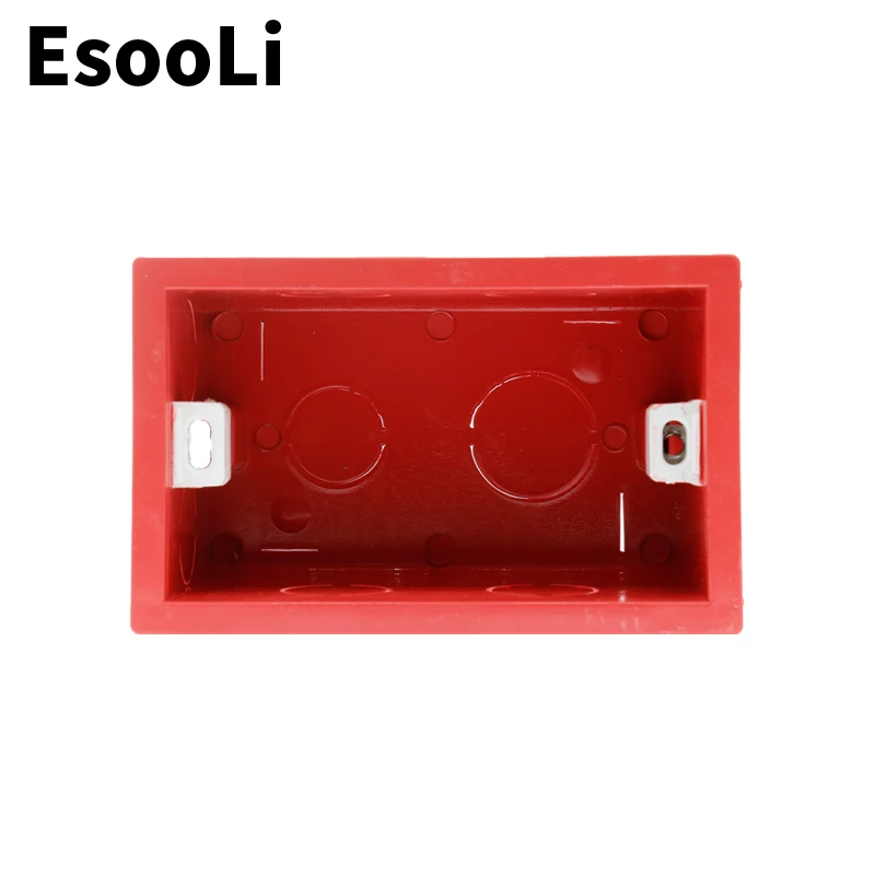 Внутренняя Монтажная коробка EsooLi 101 мм * 67 стандарт США Задняя кассета для