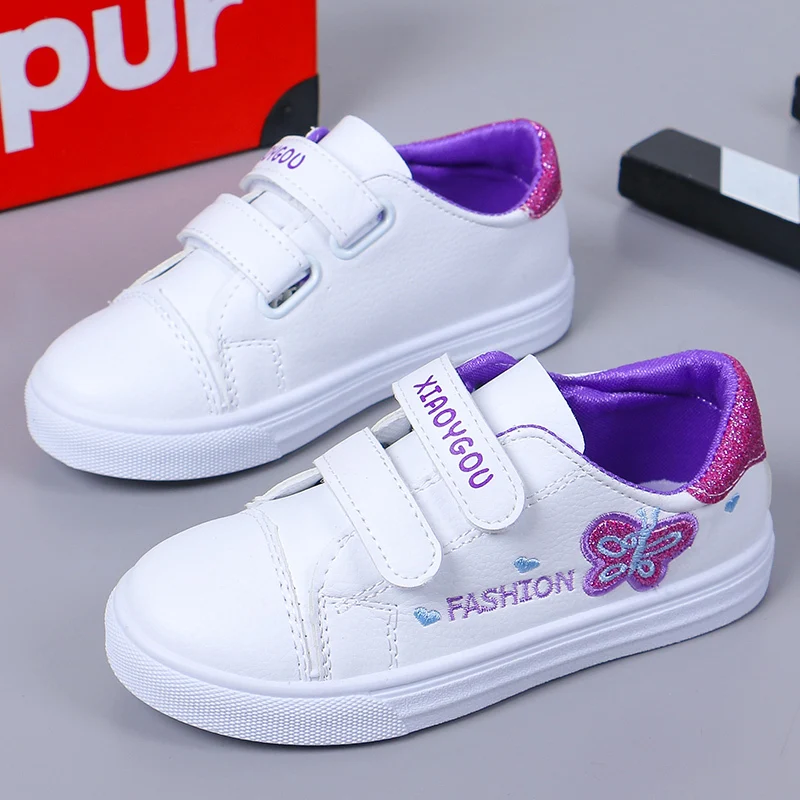 

Baby Girls Butterfly Letter Pattern Anti-Slip Shoes Sneakers Soft Soled Walking Shoes First Walkers