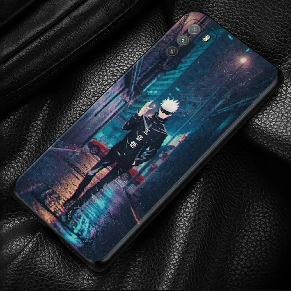 phone case for xiaomi mi poco x3 pro f3 x3 gt m3 x3 nfc f1 m3 pro 5g f3 gt black soft silicon cover coque jujutsu kaisen manga free global shipping