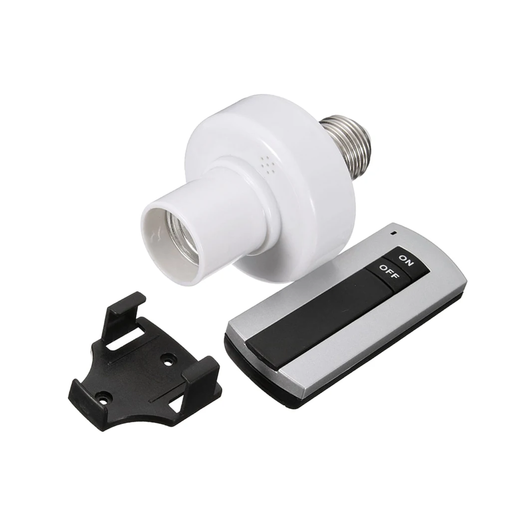 

E27 220v Remote Control Lamp Holder Bedroom Bedside Wireless Socket Switch