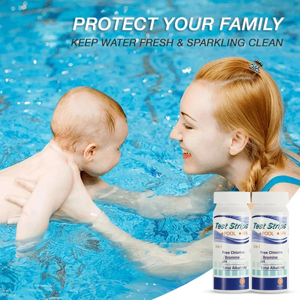 Тест-полоски для определения PH в бассейне 100 шт. |