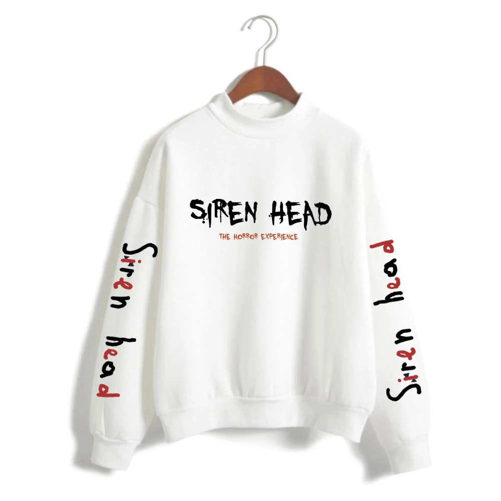 

Siren Head Turtleneck Sweatshirts Women Fashion Long Sleeve Sweatshirt Siren Head girl Casual Turtleneck Tracksuit Oversized Top