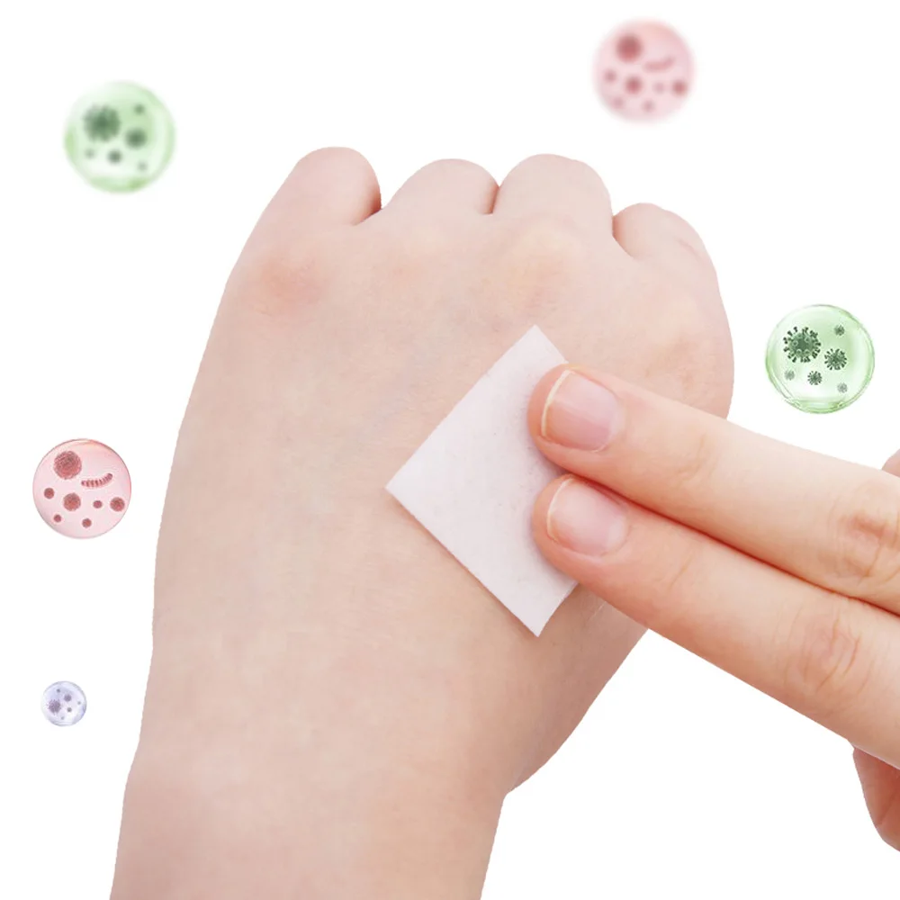 Cofoe Disposable Alcohol cotton and Antipyretic stickers Medical disinfection mobile phone wipes Cooling fever Relieve heat | Красота и
