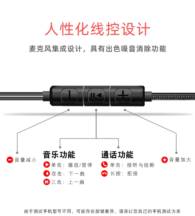 Гарнитура для сна в ушах универсальные подарочные наушники с пультом