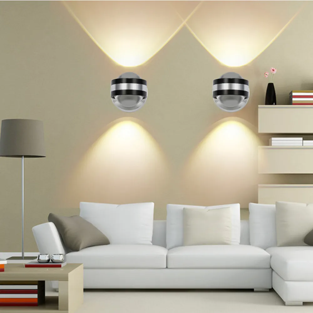 Скандинавский настенный светильник современный вверх вниз красочные украшения