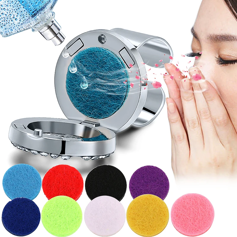 Tree Of Llife Magnetic Essential Oil Diffuser Open Rings 316L Stainless Steel Aromatherapy free with 10pads | Украшения и