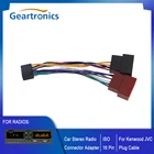 Адаптер жгута проводов для KenwoodJVC, автомобильный стерео-радиоприемник стандарта ISO, 16-контактный Штекерный кабель, Автомобильный Кабель-адаптер