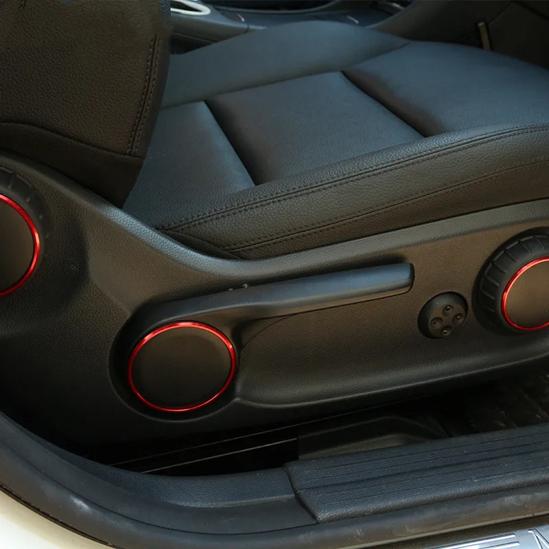 Ручка регулировки сиденья кольцо украшение Обложка отделка 3 шт. для Mercedes Benz W176 W246