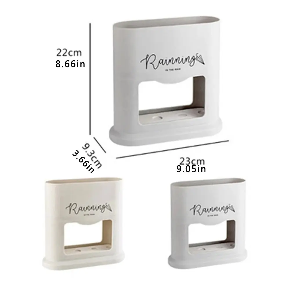 

Home Creative Umbrella Rack Oval Umbrella Stand Rack Draining Can Storage Holder 4 Holes Hallway Entryway Office