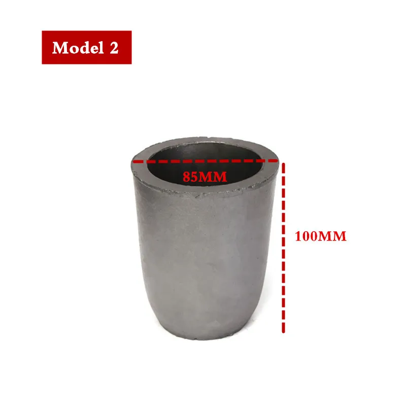 

New Graphite Crucible Foundry Crucible Melting Tool 1/2/4/ Furnace Casting
