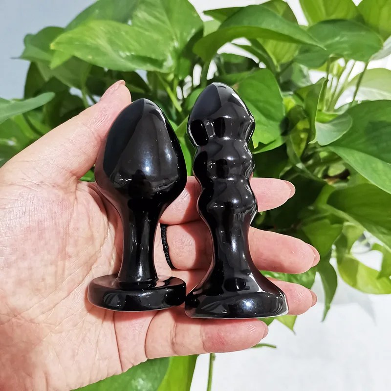 Натуральный Красный Кристалл яшмы кварцевый черный обсидиан исцеляющий жезл для