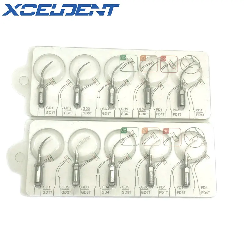 10 шт. стоматологический скалер периодонтальные насадки PD1 для SATELEC DTE наконечник