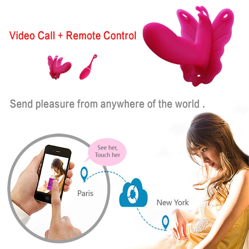 Умный беспроводной вибратор REALOV APP Женский Bluetooth-пульт дистанционного управления