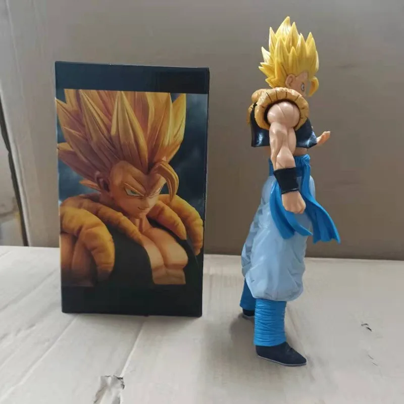 

Dragon Ball Anime Movie Series Gogeta Super Saiyan standing posture Ornaments Figure Model toys BABY Boy girl gift