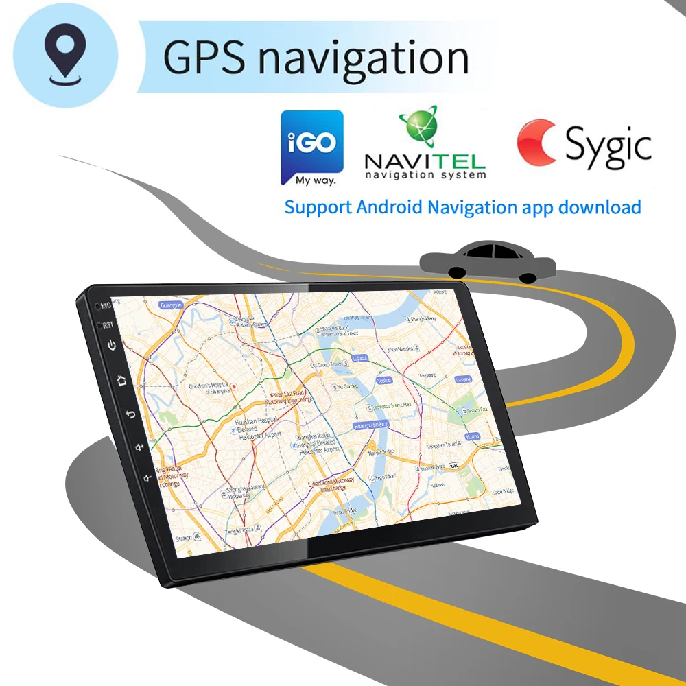 Автомагнитола Hikity 2 Din Android 8 1 GPS 10 " MP5 плеер WIFI FM стерео для Toyota Corolla | Автомобили и