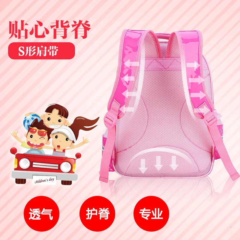 School Kids waterproof Bags Children Backpack set Girls pu leather Backpacks Schoolbags Kids princess Backpack Mochila Infantil
