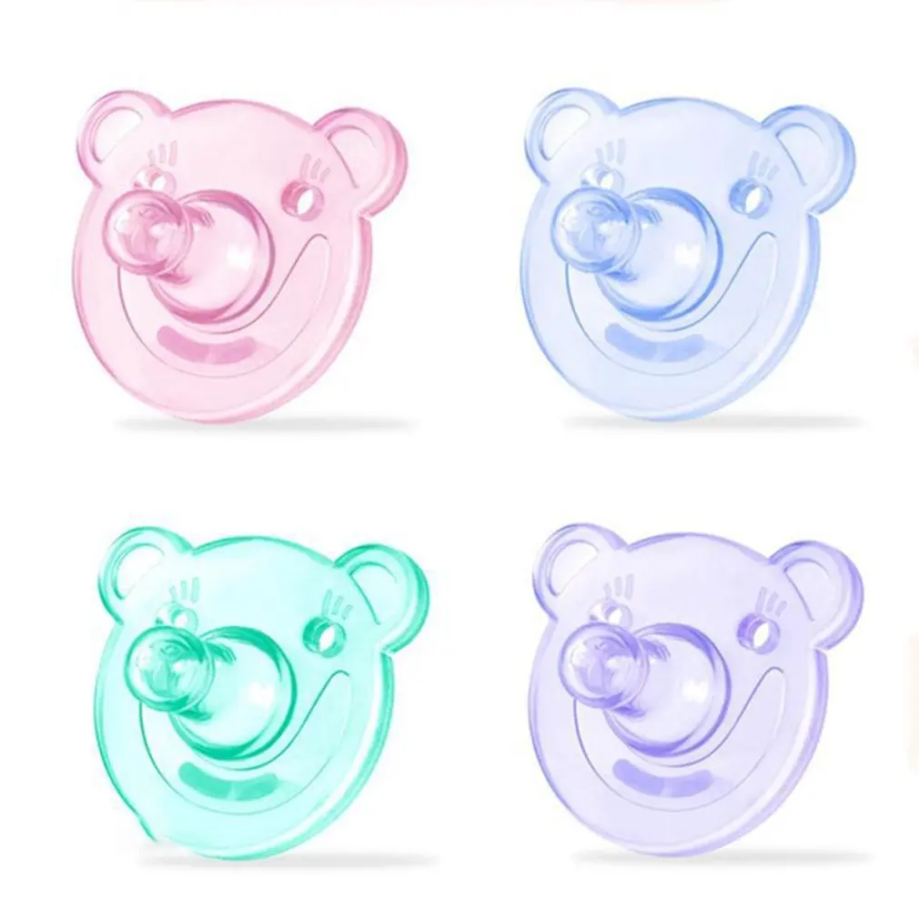

Piggy Infant Cartoon Pacifier Silicone Round Head Type Pacifier Teething Soother Nipple Feeder For Newborn