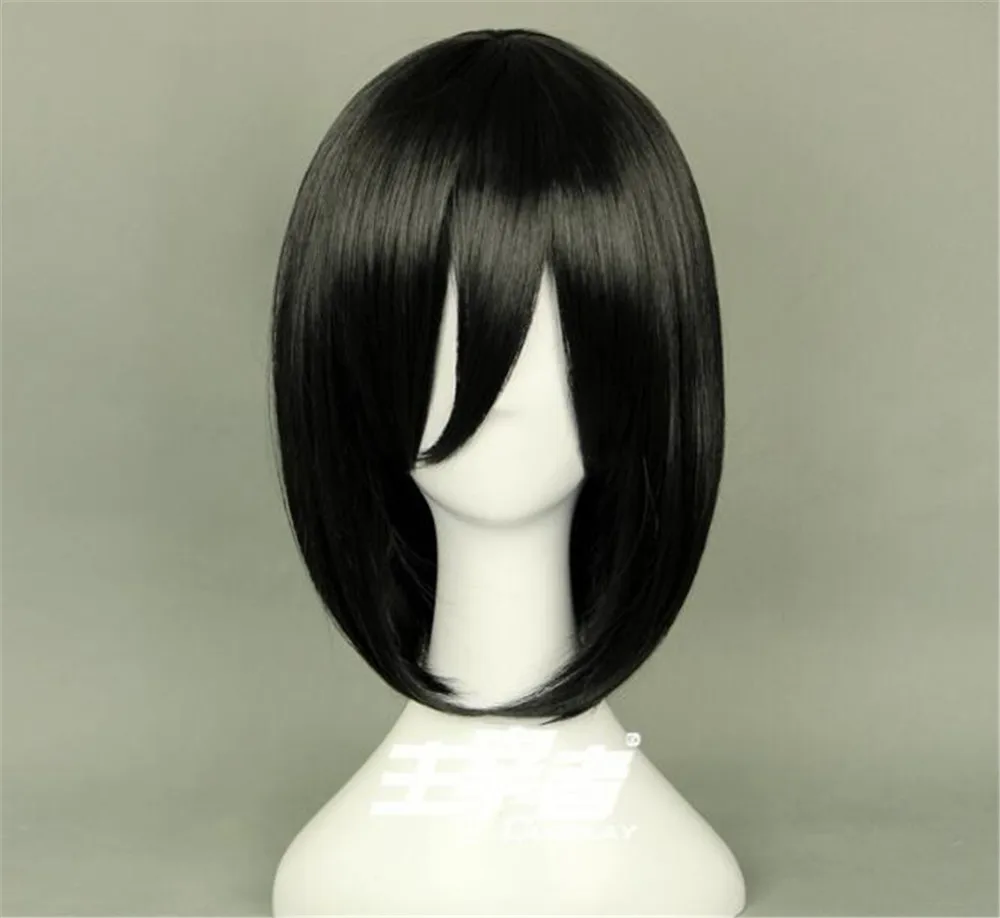 Парик для косплея из атаки на Титанов короткая термостойкая Косплей короткого