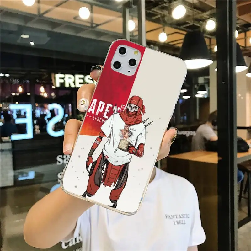 Лидер продаж новинка черный мягкий чехол из ТПУ с принтом игры Apex Legends для iPhone 11 pro