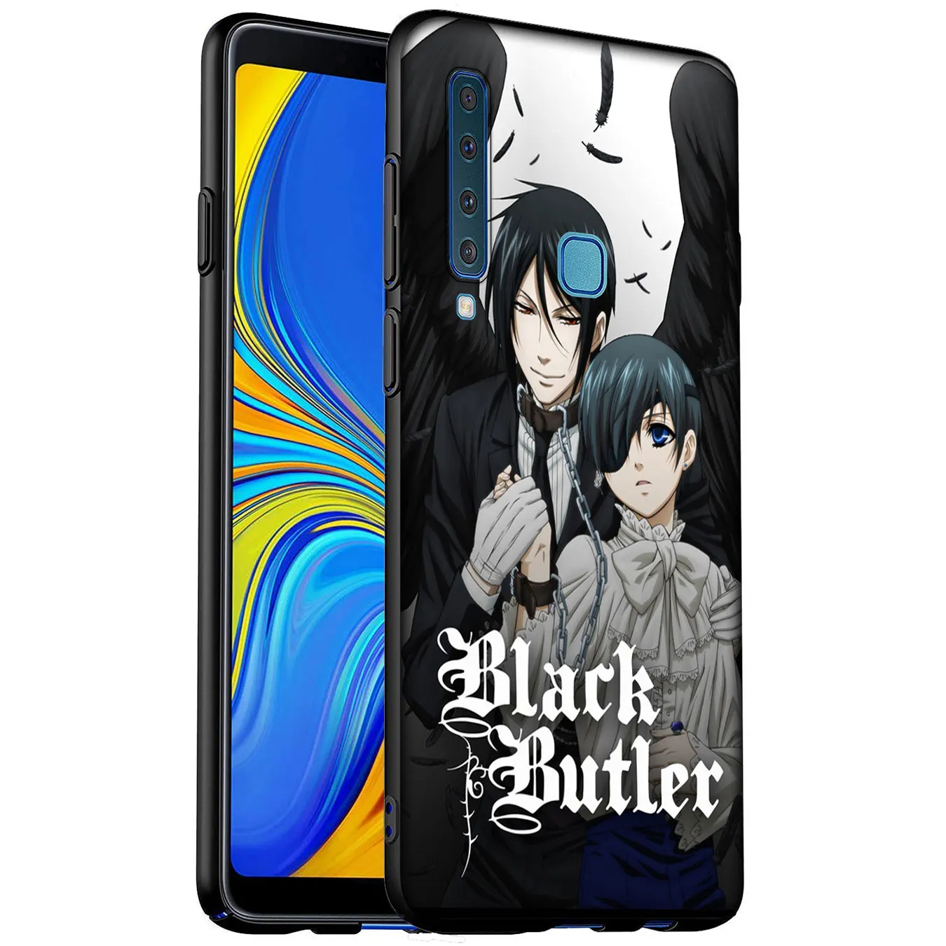 Черный Дворецкий Kuroshitsuji аниме Мягкий силиконовый чехол для телефона Samsung Galaxy A6 A7