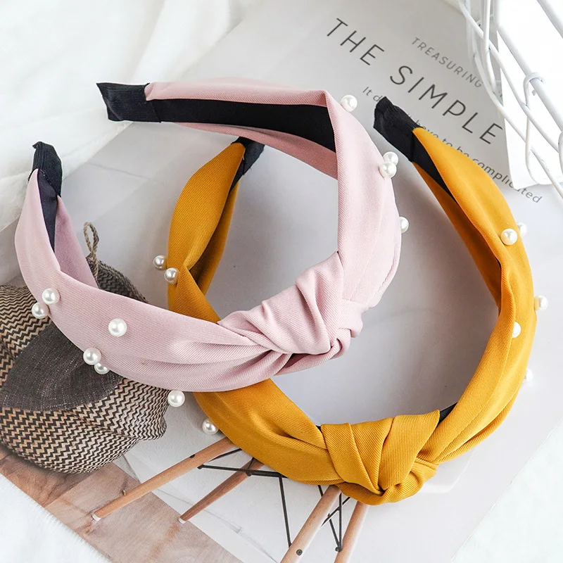 

Fashion Womens Bow Knot Hairband Leather Hoop PU Cross Knot Women Head Hoop Glitter Girls Hair Headband Hair Accessories DSFG02