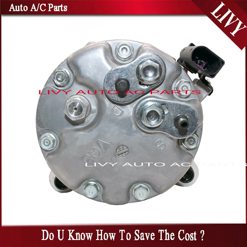 Компрессор 7V16 A/C для SKODA OCTAVIA 1996-2005 1J0820803A 1J0 820 805 1J0820805 0300K003 888-0100132 | Автомобили и