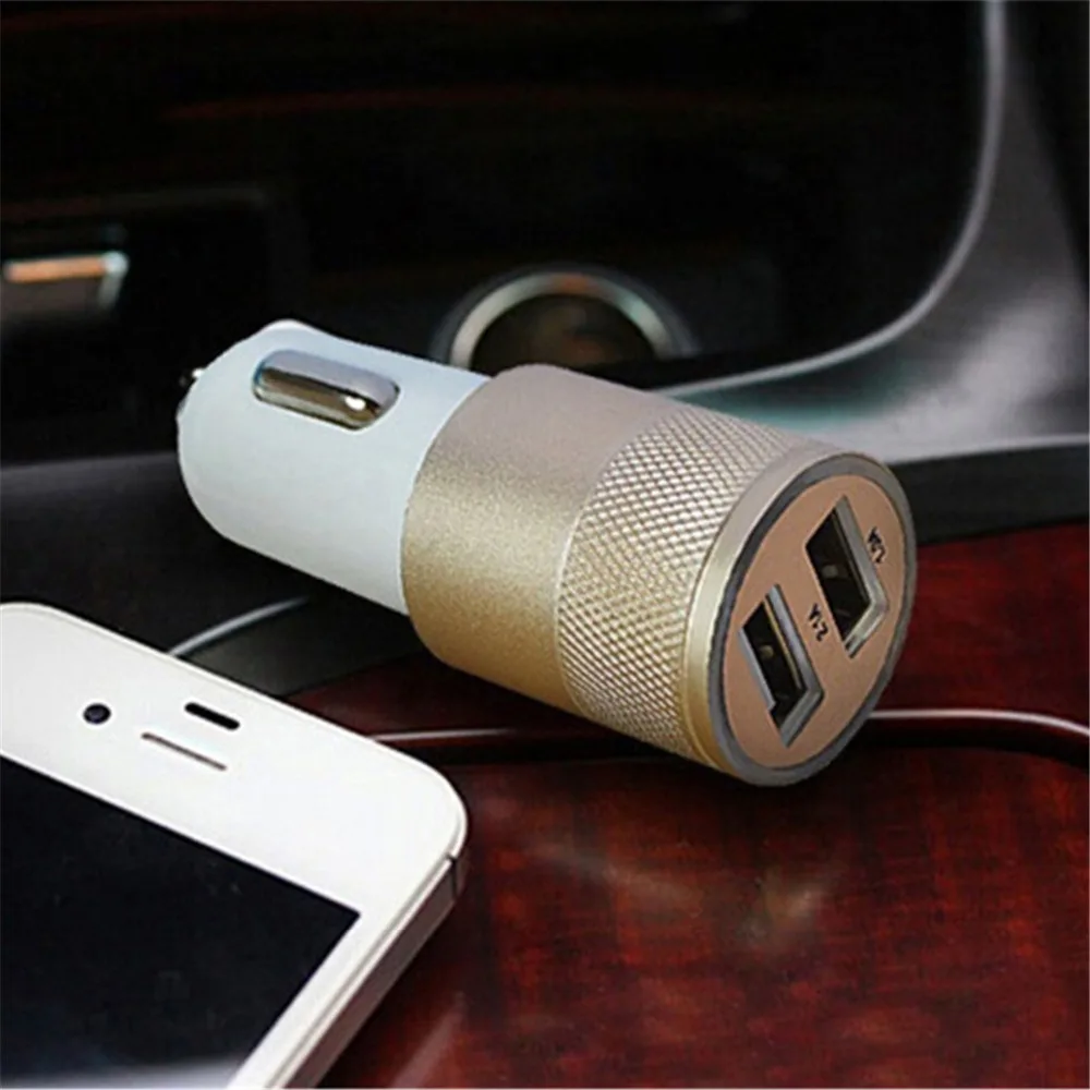 USB зарядное устройство для планшетов GPS быстрое 1 + 2 А автомобильное двойной