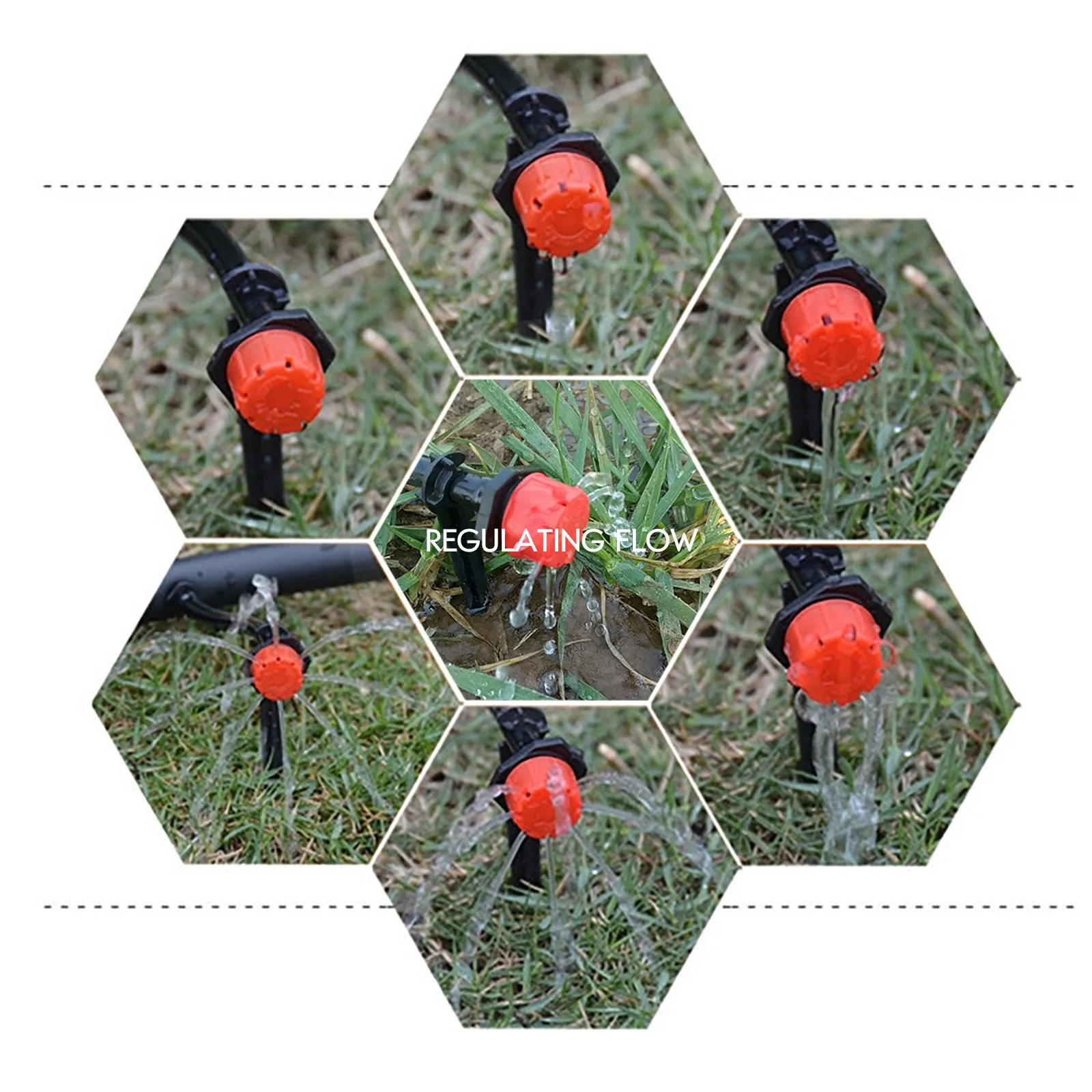 

40# Irrigation System Drip Kit Hose Watering Drip Kit Multifunctionalwatering Hose Gardening Accessories