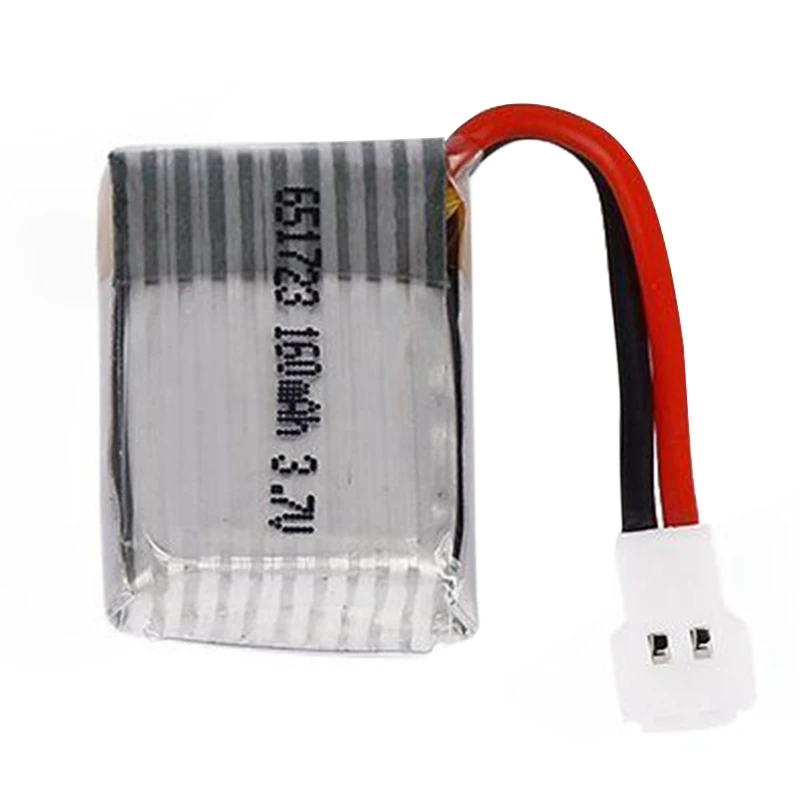 1 шт. 3 7 в 160 мАч 20C Lipo батарея модель 651723 для FPV RC Molex 51005 Z|Уличные инструменты| |