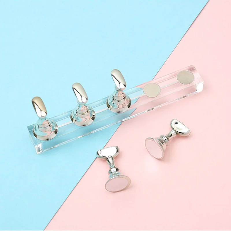 5 шт./компл. магнитные накладные Типсы Практика школа Дисплей стенд держатель для