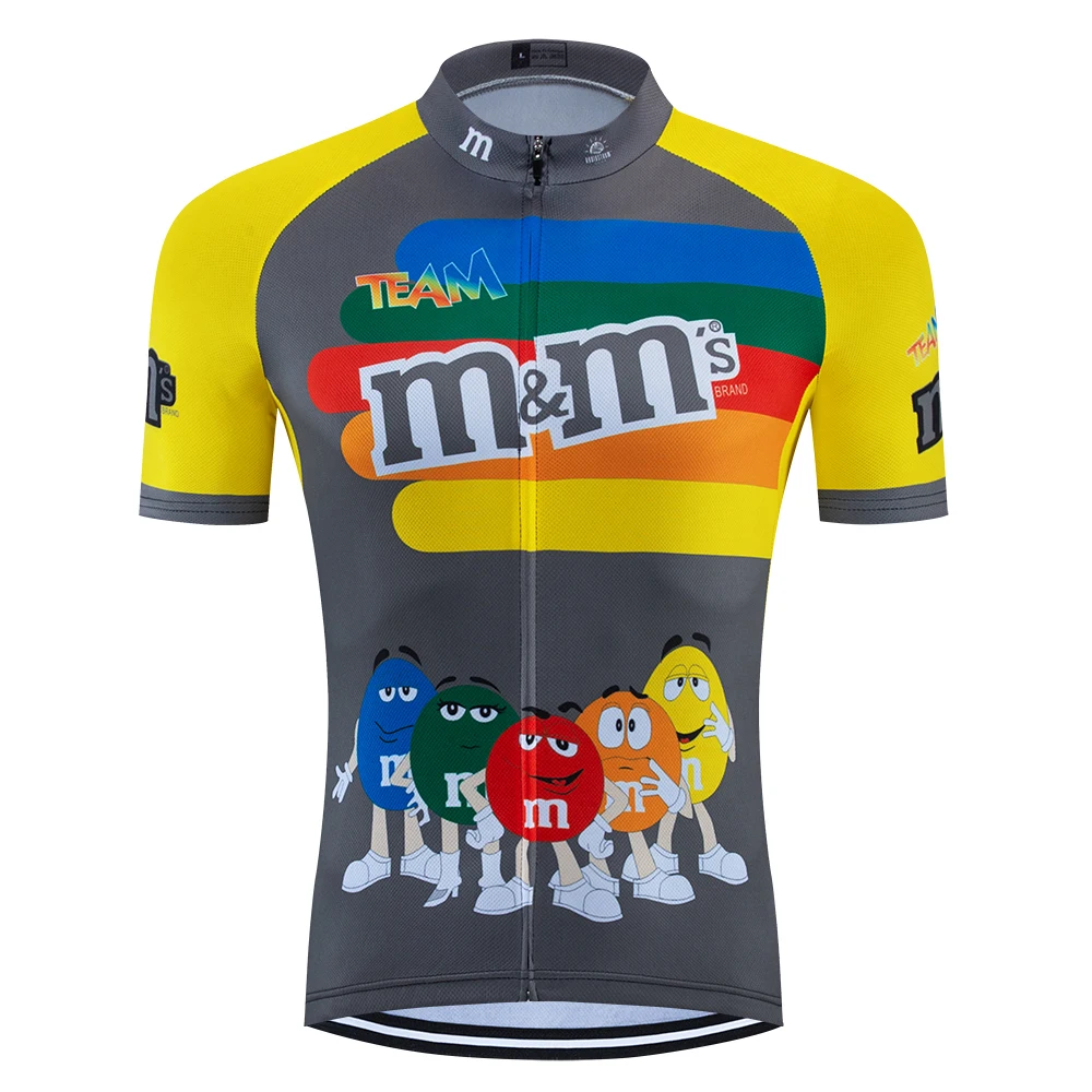 3 SISVIPCartoon забавные Велоспорт Джерси ropa ciclismo Для мужчин с коротким рукавом Велоспорт одежда maillot Открытый велосипед Джерси MTB - Цвет: 3