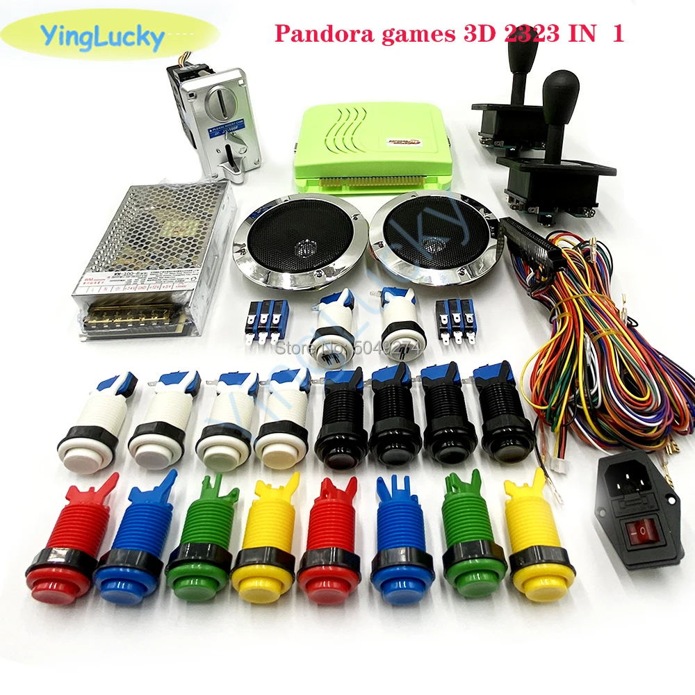 Комплект Pandora Box 3D 2323 в 1 аркадная версия HDMI VGA для игровой машины с монетами