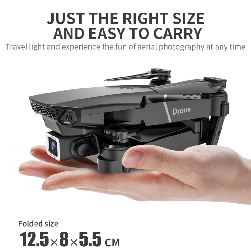 

Foldable WiFi FPV Live Video Drone GPS Return Home Drone 4K Cam for Adults Students Remote Control RC Drone Quadcopter