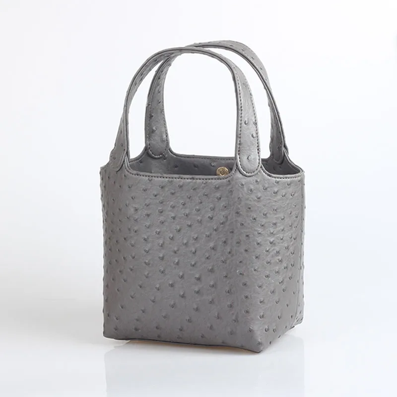 XMESSUN страуса кожаные сумки-мешки для женщин 2021 модная сумка-торба Брендовая