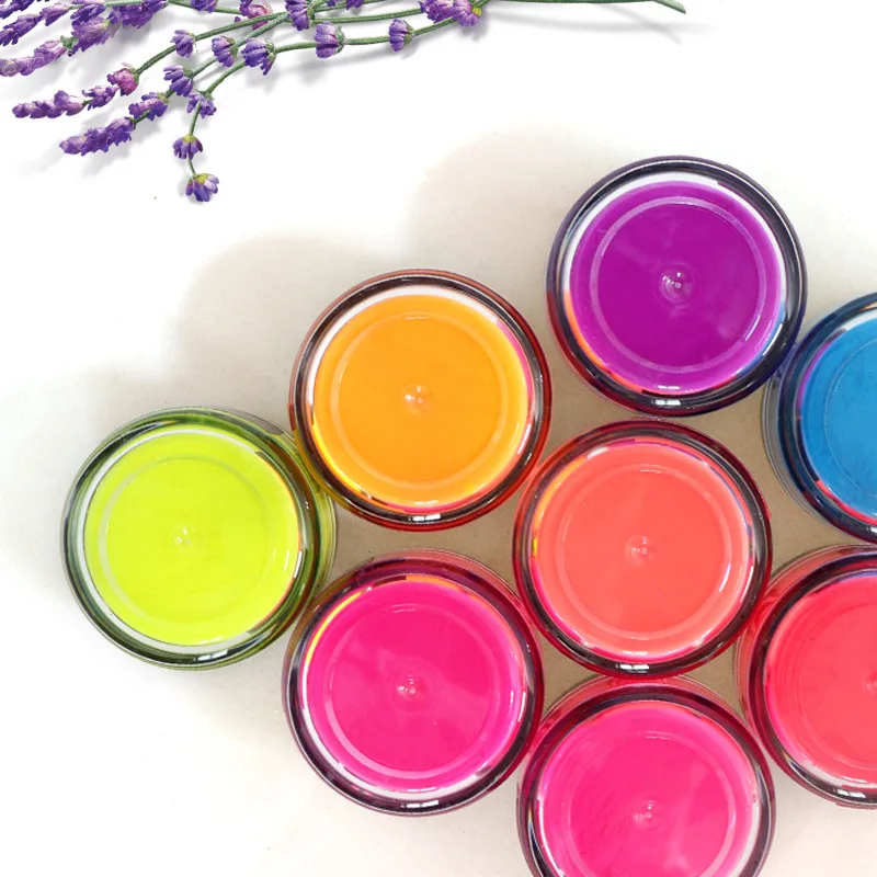 Акриловая пудра для резьбы по ногтям 15 г флуоресцентный цветной пигмент