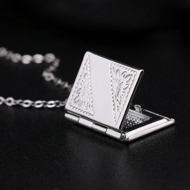 1 Pcs New Fashionable Openable Wish Box Pendant Necklace Book Couple Jewelry | Украшения и аксессуары