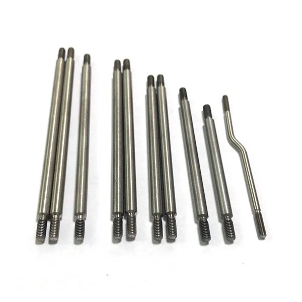 

10Pcs Titanium Alloy Chassis Lever Rod Pull Rod for 1/10 Rc Crawler Car Axial SCX10 III AXI03007 Upgrade Parts