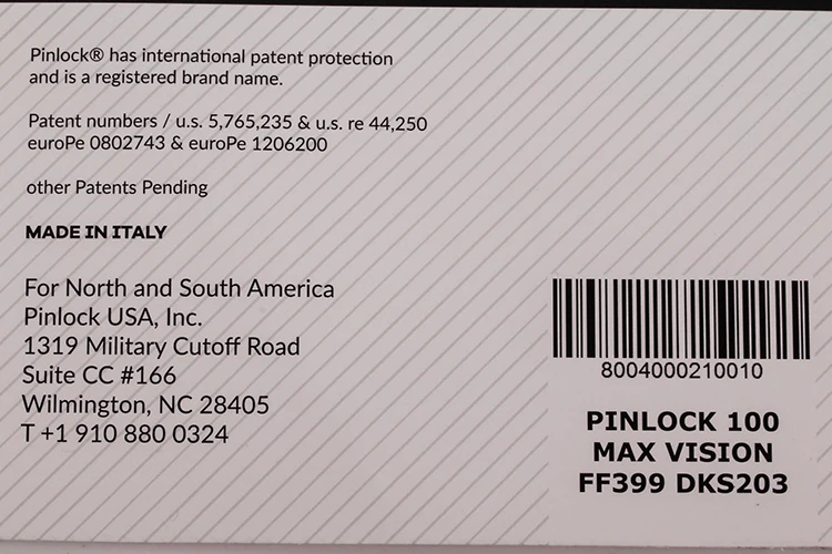 Оригинальный прозрачный противотуманный козырек для шлема LS2 FF399 valдоблестная II