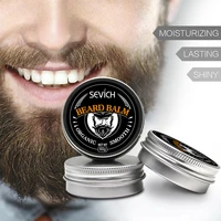 sevich natural beard oil balm moustache styling beeswax moisturizing smooth gentlemen beard growth beard balm men grooming kit